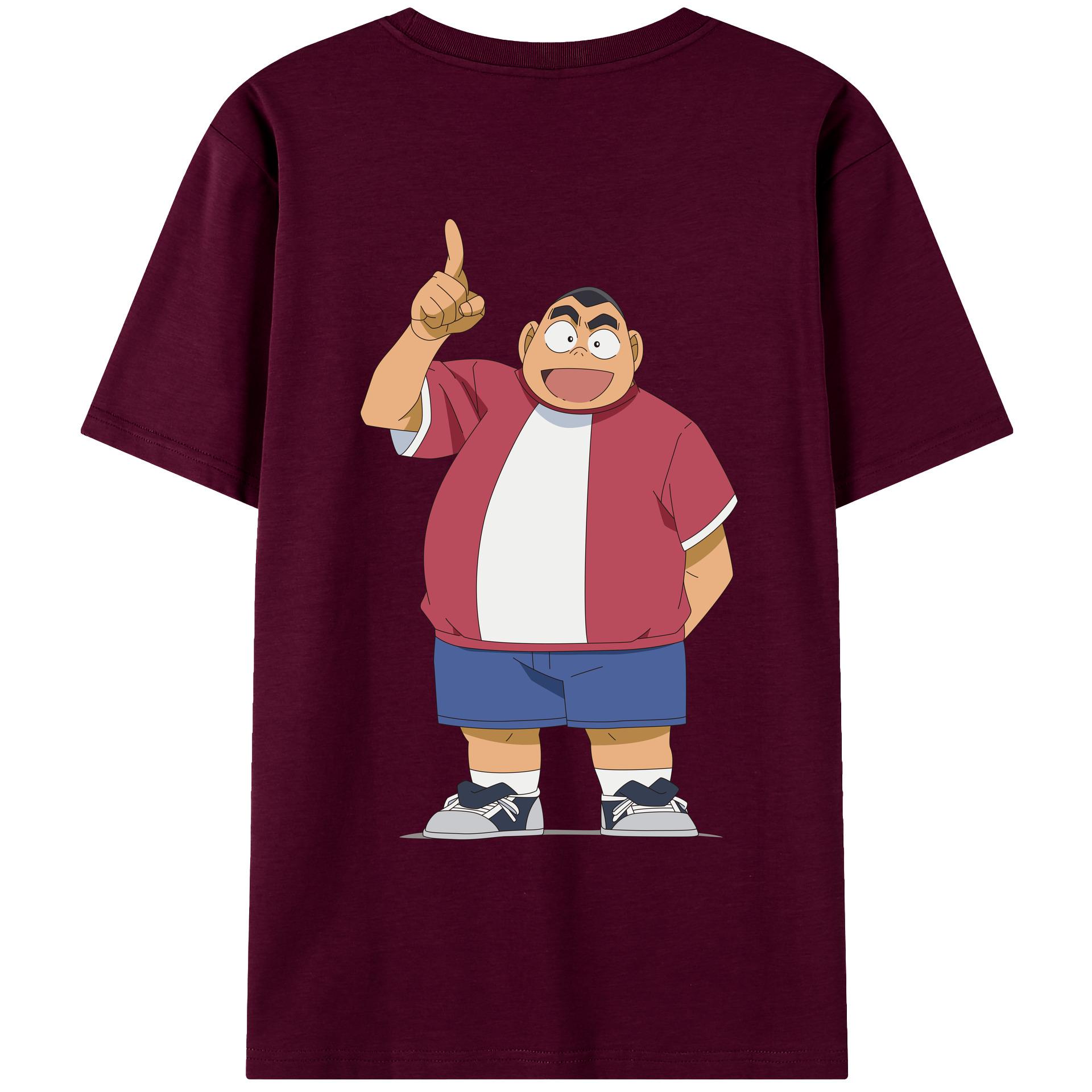 （画像用） 名探偵コナン 小嶋 元太 こじま げんた Detective Conan Kojima Genta レディース半袖Tシャツ(バックプリント)